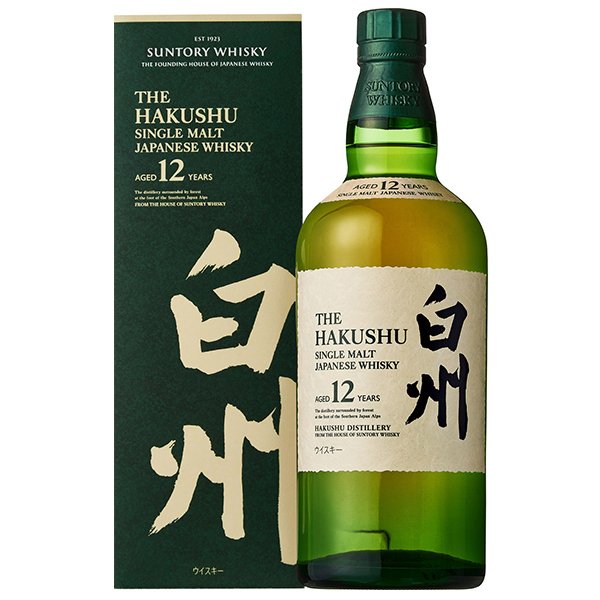 サントリー　シングルモルト 白州１２年　７００ｍｌ カートン付き